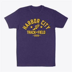 Harbor City High School #413 Track and Field Classic Dad T-Shirt