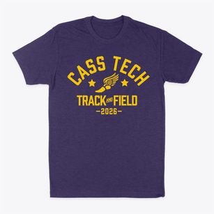 Cass Technical High School Track and Field Classic Dad T-Shirt