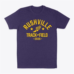 Rushville Elementary School Track and Field Classic Dad T-Shirt