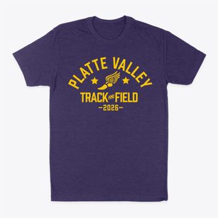 Platte Valley Christian Academy Track and Field Classic Dad T-Shirt