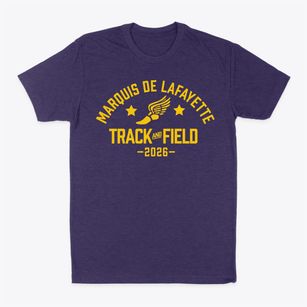 Marquis De Lafayette Middle School Track and Field Classic Dad T-Shirt