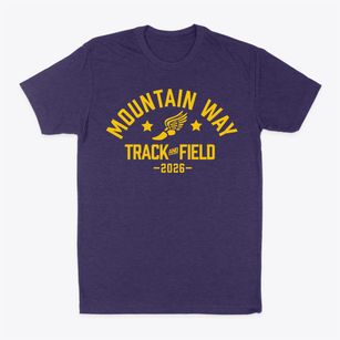 Mountain Way School Track and Field Classic Dad T-Shirt