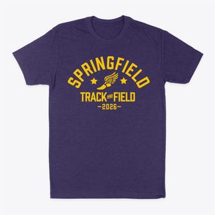 Springfield High School Track and Field Classic Dad T-Shirt