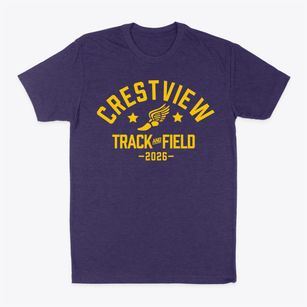 Crestview Elementary School Track and Field Classic Dad T-Shirt