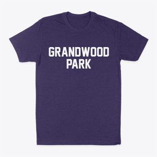 Grandwood Park Illinois Classic Block Classic Dad T-Shirt