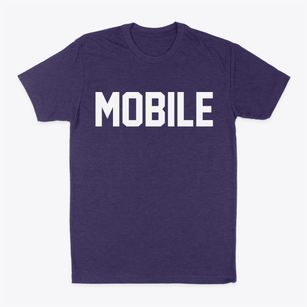 Mobile Alabama Classic Block Classic Dad T-Shirt