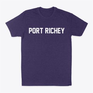 Port Richey Florida Classic Block Classic Dad T-Shirt