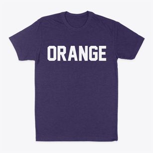 Orange New York Classic Block Classic Dad T-Shirt