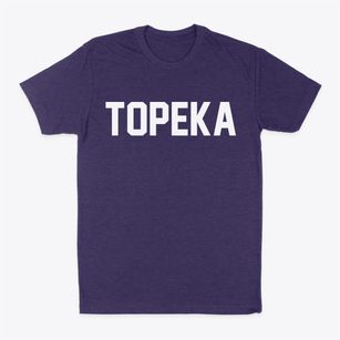Topeka Kansas Classic Block Classic Dad T-Shirt