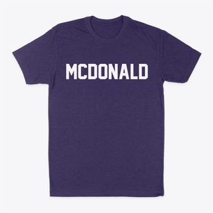 Mcdonald North Carolina Classic Block Classic Dad T-Shirt