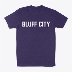 Bluff City Kansas Classic Block Classic Dad T-Shirt