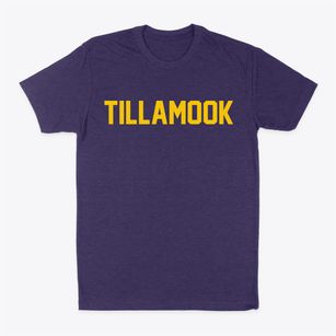 Tillamook Oregon Classic Block Classic Dad T-Shirt