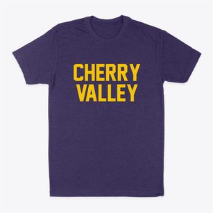 Cherry Valley New York Classic Block Classic Dad T-Shirt