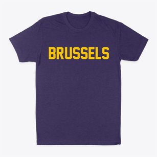 Brussels Wisconsin Classic Block Classic Dad T-Shirt
