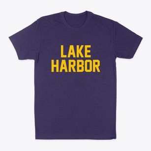 Lake Harbor Florida Classic Block Classic Dad T-Shirt