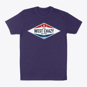 West Chazy New York Diamond Star Classic Dad T-Shirt