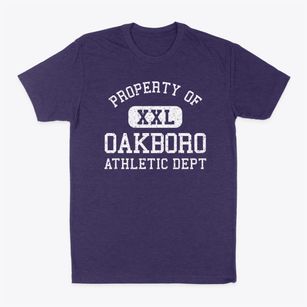 Oakboro North Carolina Athletic Dept Classic Dad T-Shirt