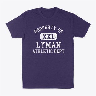 Lyman New Hampshire Athletic Dept Classic Dad T-Shirt