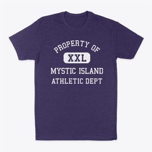 Mystic Island New Jersey Athletic Dept Classic Dad T-Shirt