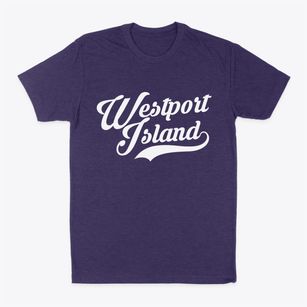Westport Island Maine Vintage Team Classic Dad T-Shirt
