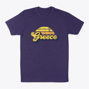 Greece New York Sublime Sunset Classic Dad T-Shirt