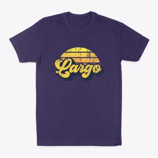 Largo Florida Sublime Sunset Classic Dad T-Shirt