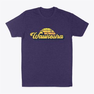 Waukesha Wisconsin Sublime Sunset Classic Dad T-Shirt