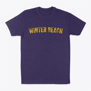 Winter Beach Florida Timeless Retro Classic Dad T-Shirt