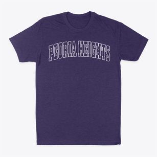 Peoria Heights Illinois Trendy Block Classic Dad T-Shirt