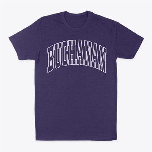 Buchanan Michigan Trendy Block Classic Dad T-Shirt
