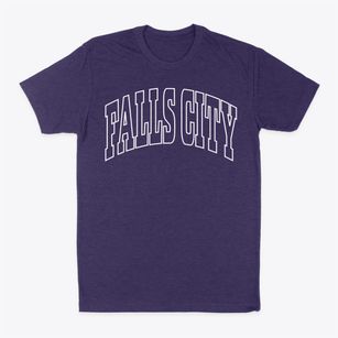 Falls City Nebraska Trendy Block Classic Dad T-Shirt