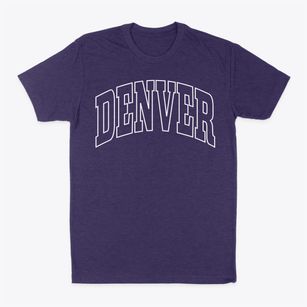 Denver Iowa Trendy Block Classic Dad T-Shirt