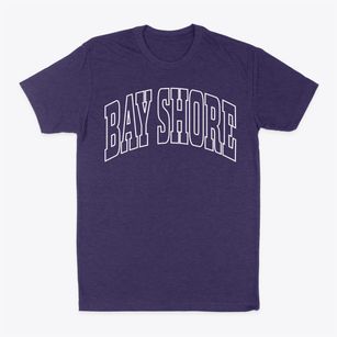 Bay Shore New York Trendy Block Classic Dad T-Shirt