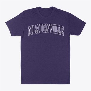 Mcadenville North Carolina Trendy Block Classic Dad T-Shirt