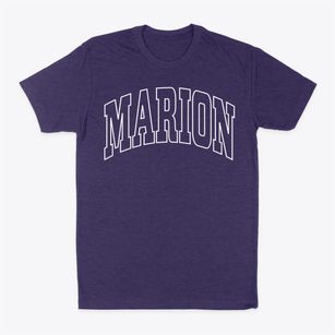 Marion Illinois Trendy Block Classic Dad T-Shirt