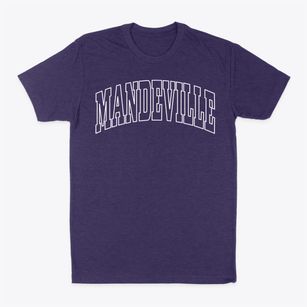 Mandeville Louisiana Trendy Block Classic Dad T-Shirt