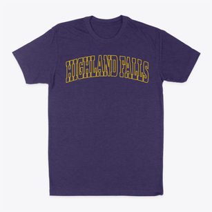 Highland Falls New York Trendy Block Classic Dad T-Shirt