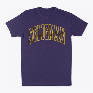 Seligman Missouri Trendy Block Classic Dad T-Shirt