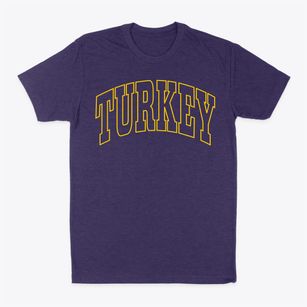 Turkey North Carolina Trendy Block Classic Dad T-Shirt