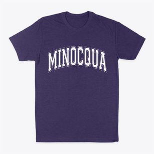 Minocqua Wisconsin Varsity Classic Dad T-Shirt