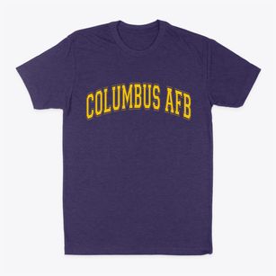 Columbus Afb Mississippi Varsity Classic Dad T-Shirt
