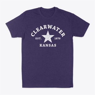 Clearwater Kansas Star Classic Dad T-Shirt