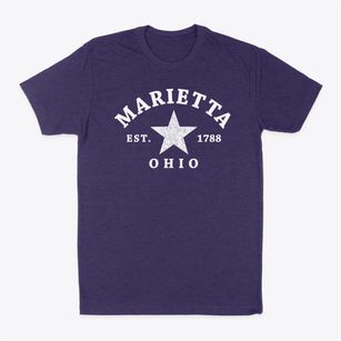 Marietta Ohio Star Classic Dad T-Shirt