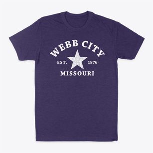 Webb City Missouri Star Classic Dad T-Shirt