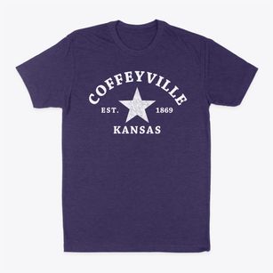 Coffeyville Kansas Star Classic Dad T-Shirt