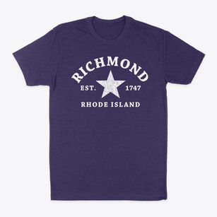 Richmond Rhode Island Star Classic Dad T-Shirt