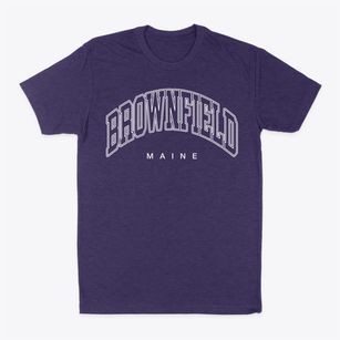 Brownfield Maine Inline Classic Dad T-Shirt