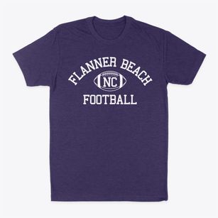 Flanner Beach North Carolina Football Classic Dad T-Shirt
