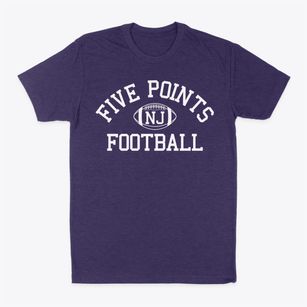Five Points New Jersey Football Classic Dad T-Shirt