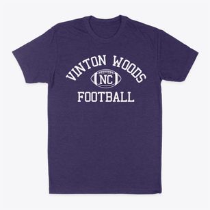 Vinton Woods North Carolina Football Classic Dad T-Shirt